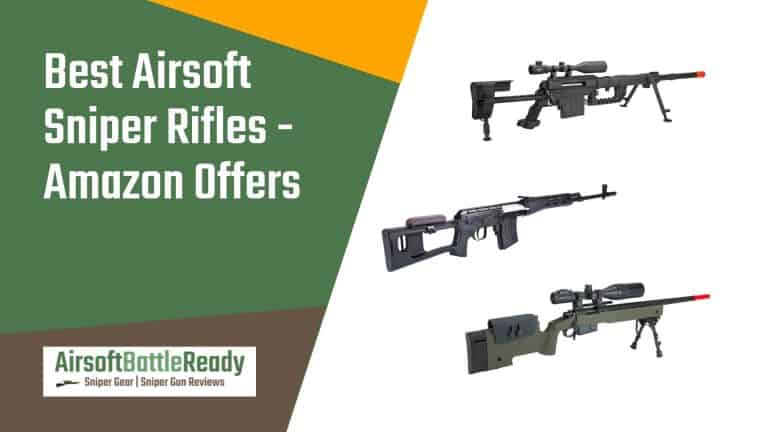 Excellent Airsoft Sniper Rifles Amazon Offers For 2022 (Evike & More!)