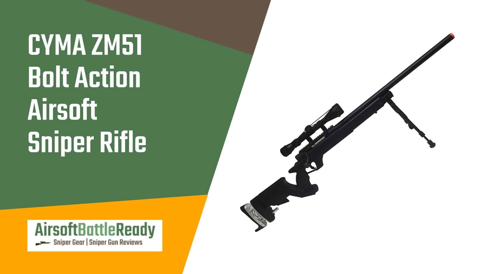 Cyma ZM51 Bolt Action Airsoft Sniper Rifle Review - Airsoft Battle Ready
