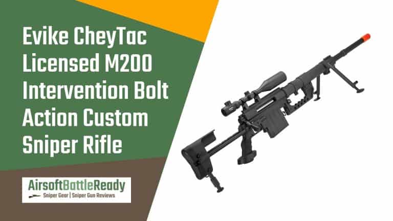 Evike CheyTac Licensed M200 Intervention Bolt Action Custom Sniper Rifle Review