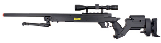 Well MB05 AWM APS-2 Airsoft Sniper Rifle With 3-9x40 Scope And Bipod